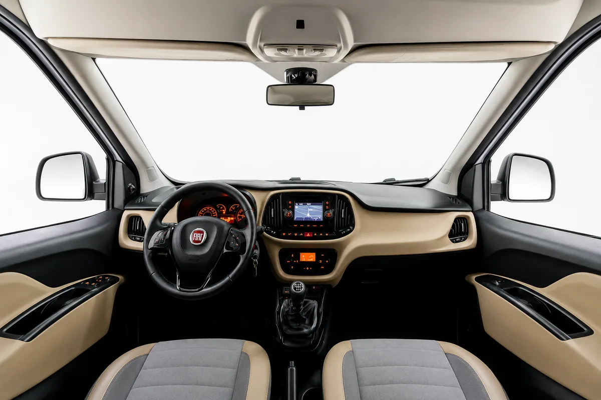 Fiat Doblo - Kokpit genel görünüm - Batı Rent A Car İzmir
