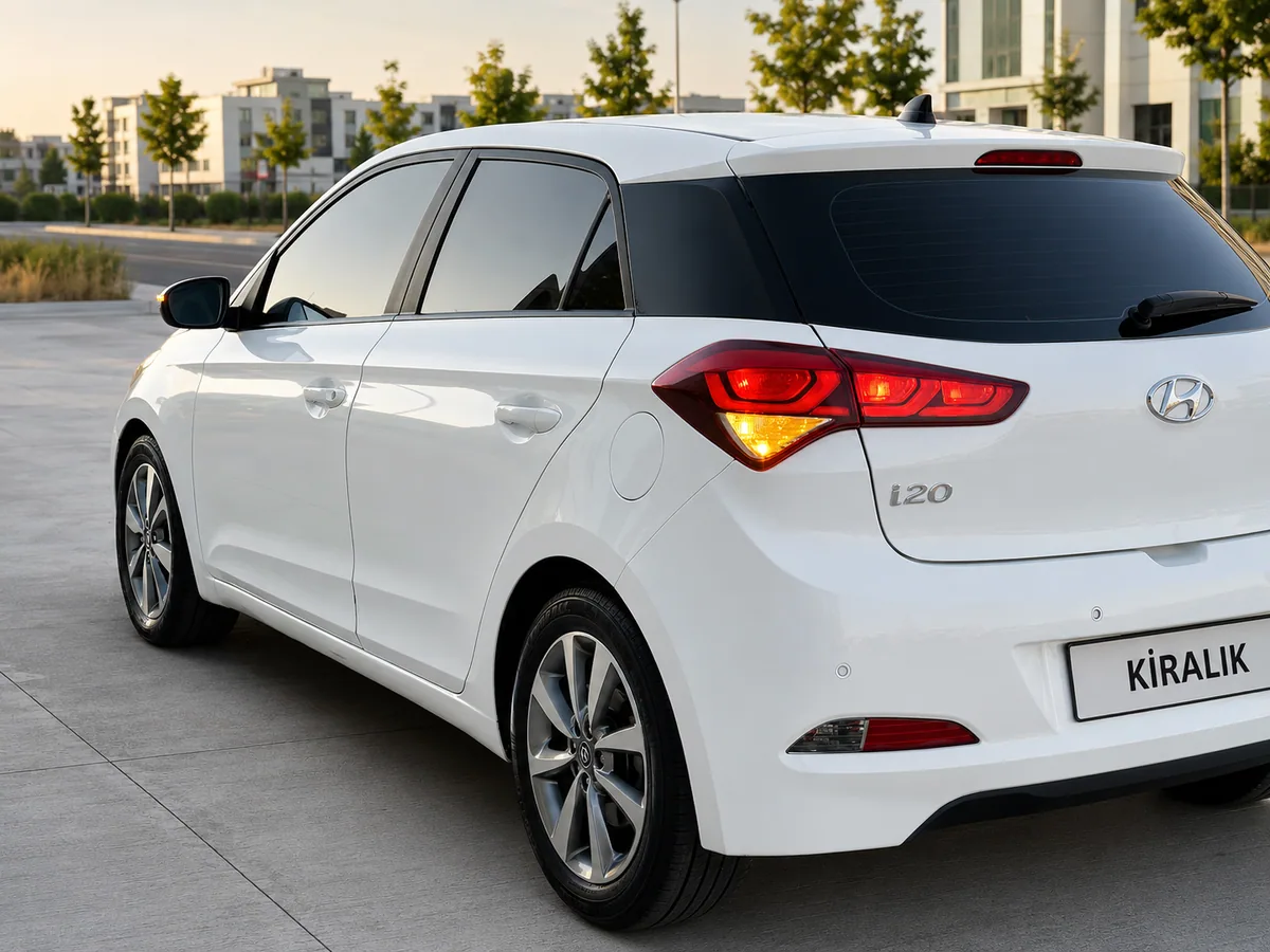 Hyundai i20 - Arka yan görünüm - Batı Rent A Car İzmir