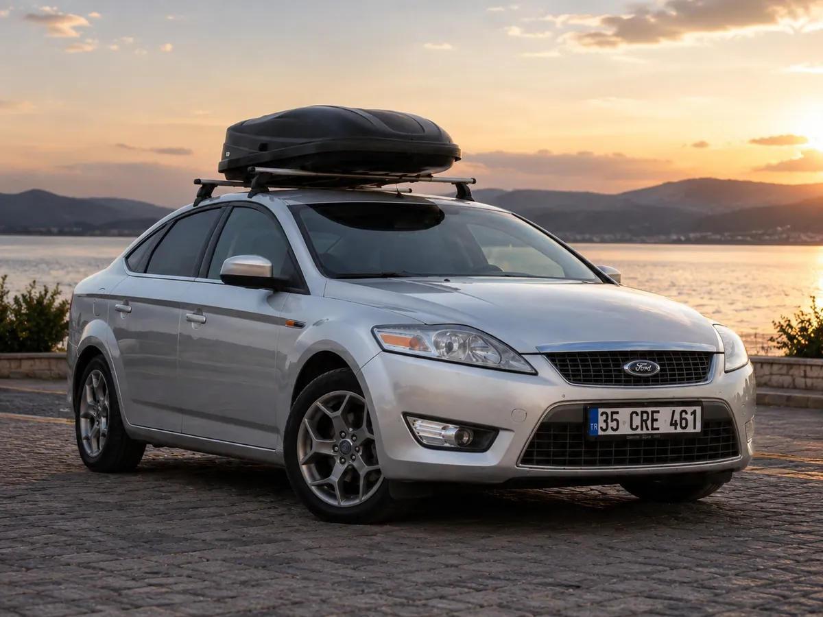 Ford Mondeo port bagajlı ön görünüm gün batımında